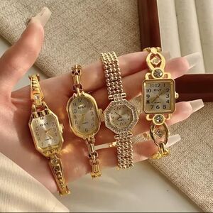 Women's Gold Watches - Set of 4